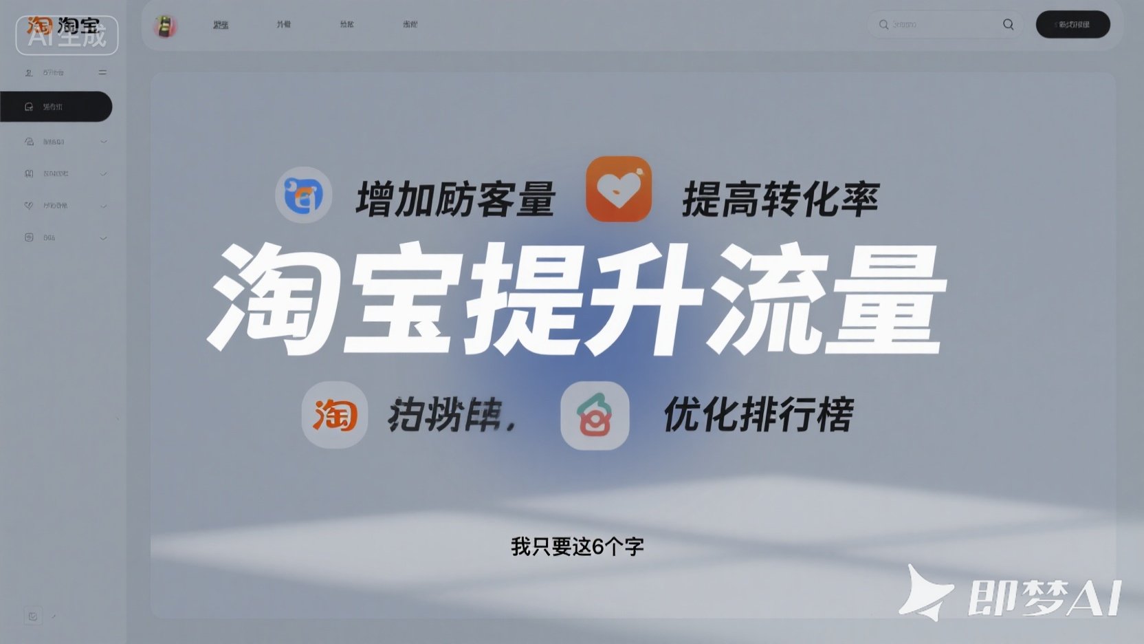 淘宝流量提升